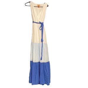 Flying Tomato color block maxi dress